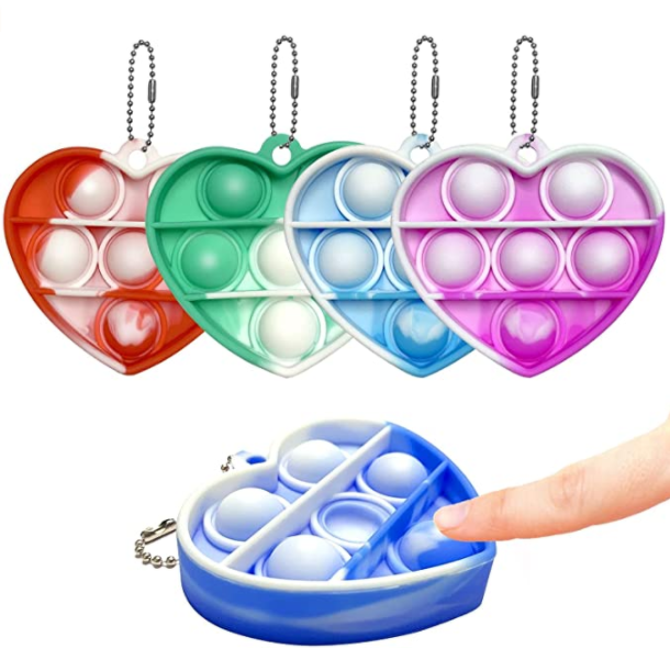 5 Pcs Mini Push Pop Bubble Fidget Sensory Toy
